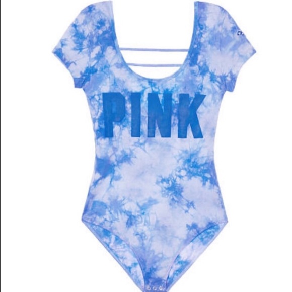 Blue and white PINK Bodysuit - Picture 6 of 7